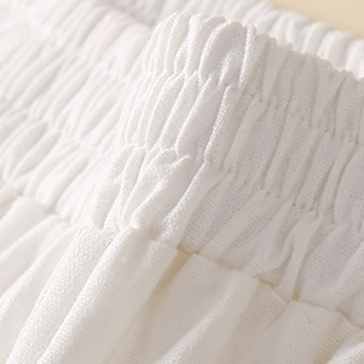 Pantalones harén de lino y algodón con encaje liso para mujer con bolsillos y Buddha Stones - image 22