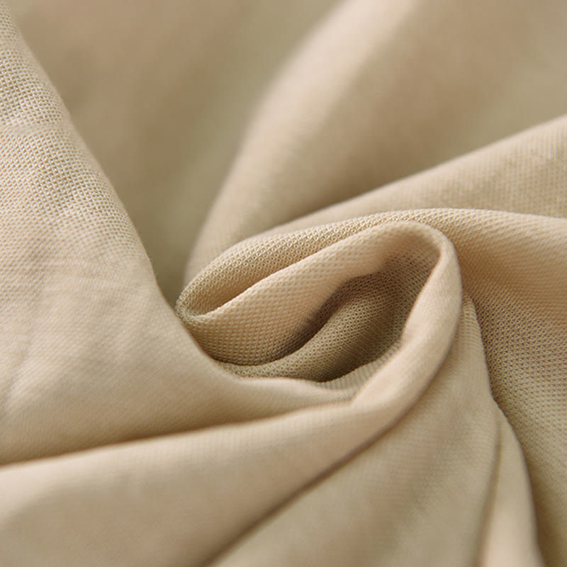 Camisa de algodón de manga corta para mujer con cuello alto y diseño de botones vintage de Buddha Stones - image 18