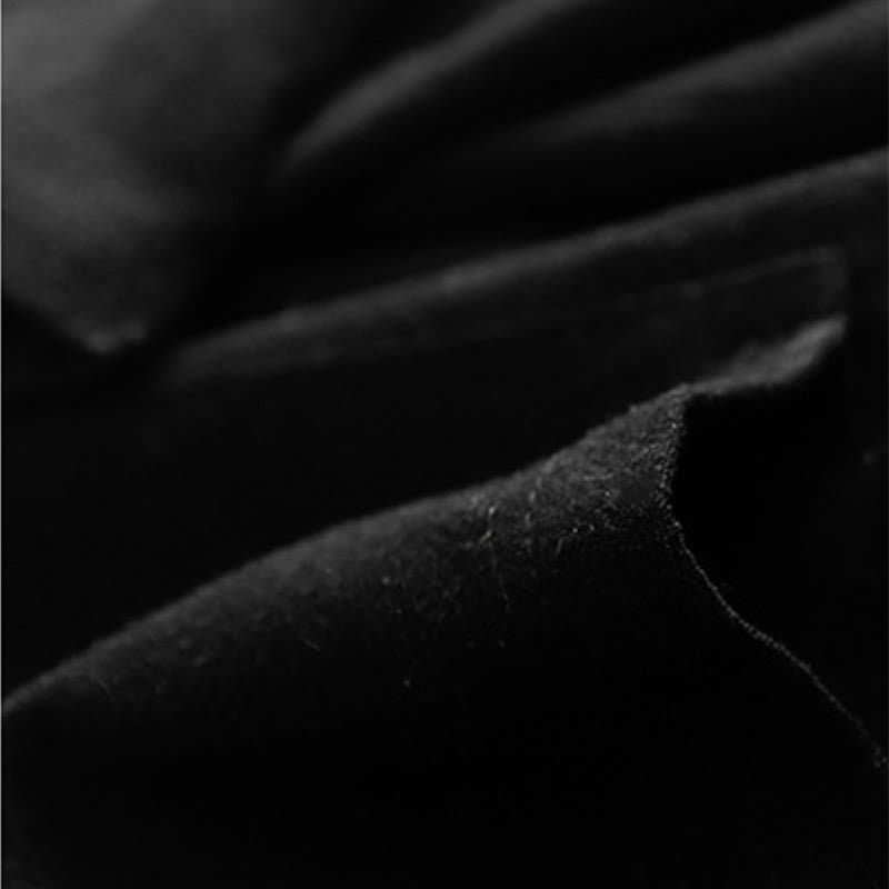 Chaqueta de manga larga con botones de rana y bolsillos para mujer de Buddha Stones en algodón y lino - image 13