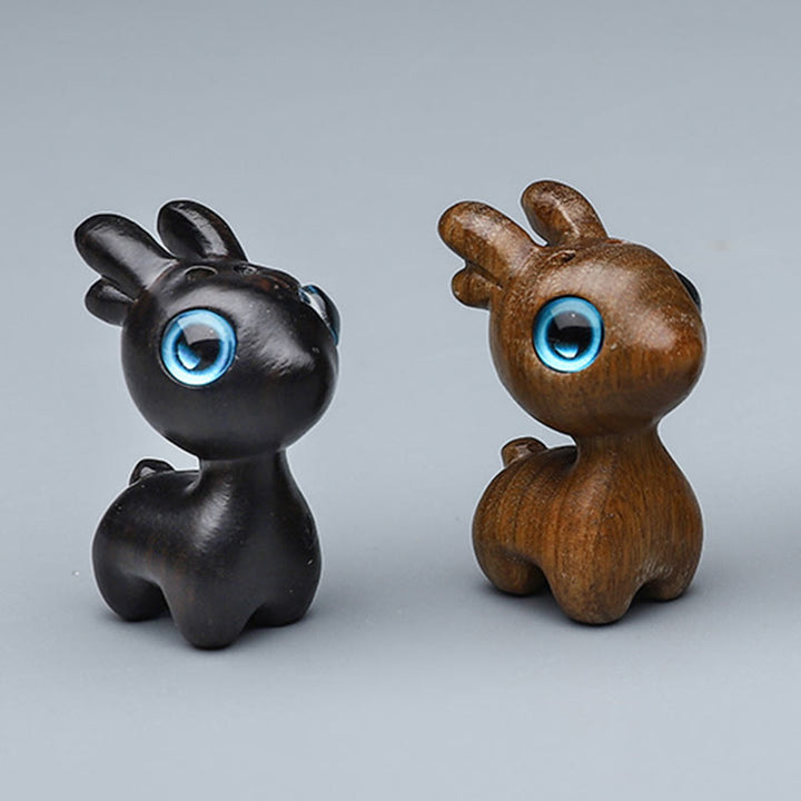 Buddha Stones de sándalo verde, hoja pequeña de sándalo rojo, animales lindos de gato, decoración relajante de paz - image 33