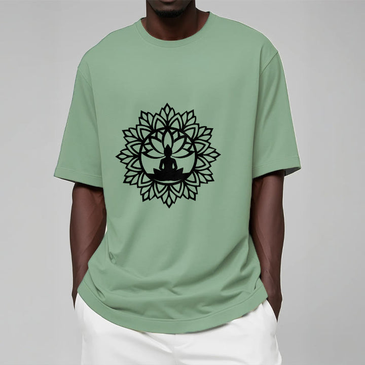 Camiseta informal con estampado de Buddha Stones de Buda - image 2