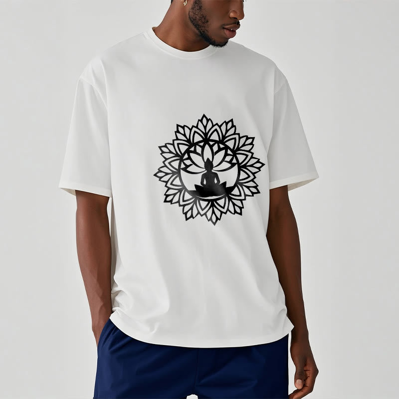 Camiseta informal con estampado de Buddha Stones de Buda - image 9