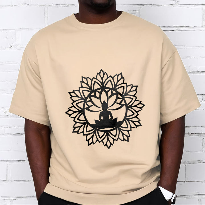 Camiseta informal con estampado de Buddha Stones de Buda - image 12