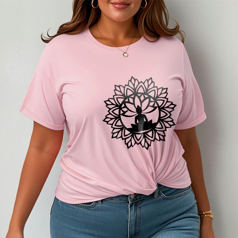 Camiseta informal con estampado de Buddha Stones de Buda - image 16