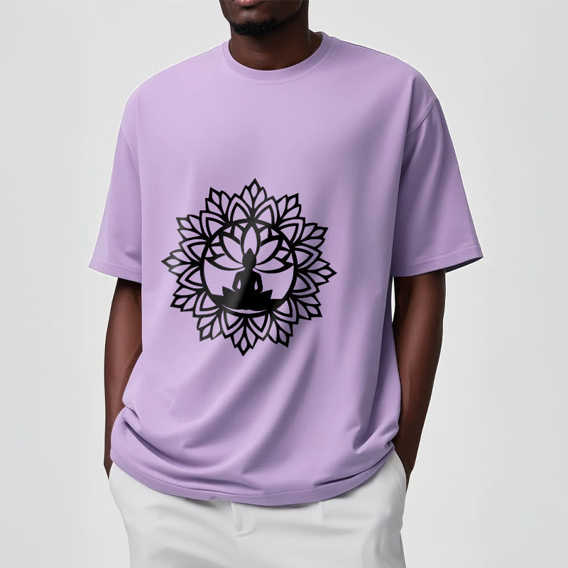 Camiseta informal con estampado de Buddha Stones de Buda - image 18