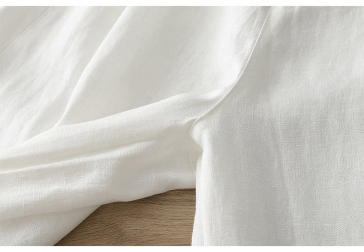 Pantalones anchos de algodón para mujer, estilo retro, informales, con bolsillos y cremallera, de Buddha Stones - image 12