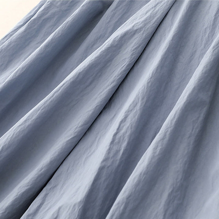 Pantalones de Buddha Stones para mujer, de pierna ancha, con bolsillos y dobladillo informal, diseño hueco, talla 7-8 - image 5