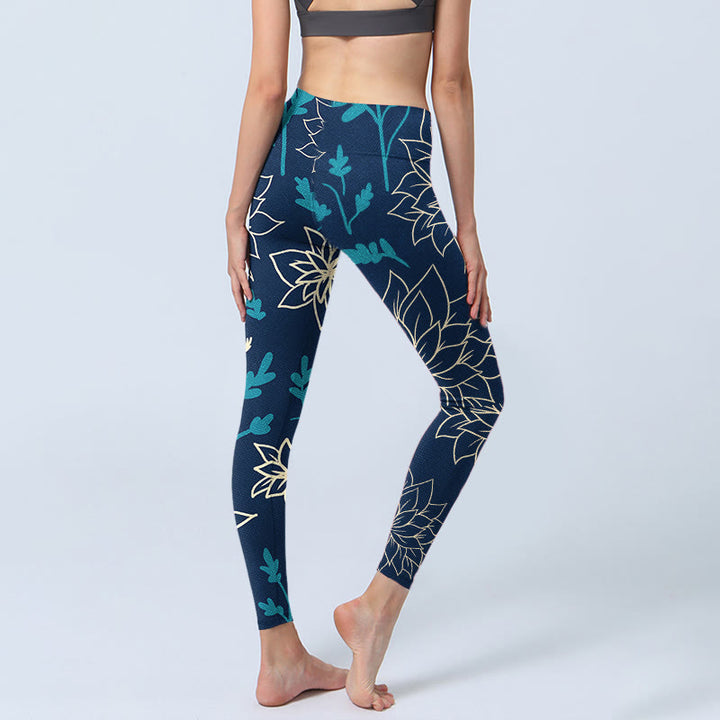 Leggings de yoga para mujer con estampado de Buddha Stones - image 4