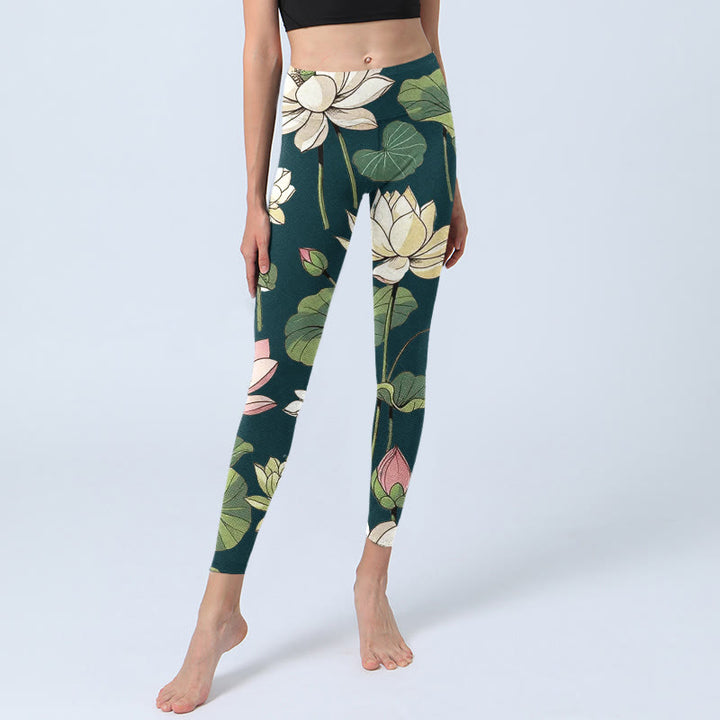 Leggings de yoga para mujer con estampado de Buddha Stones - image 5