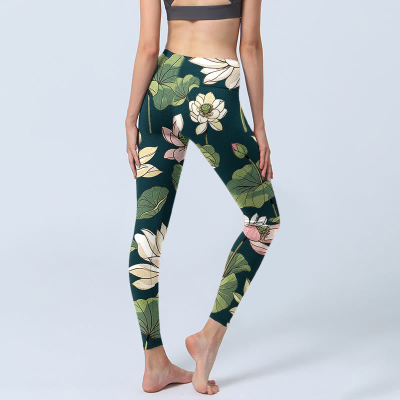 Leggings de yoga para mujer con estampado de Buddha Stones - image 5