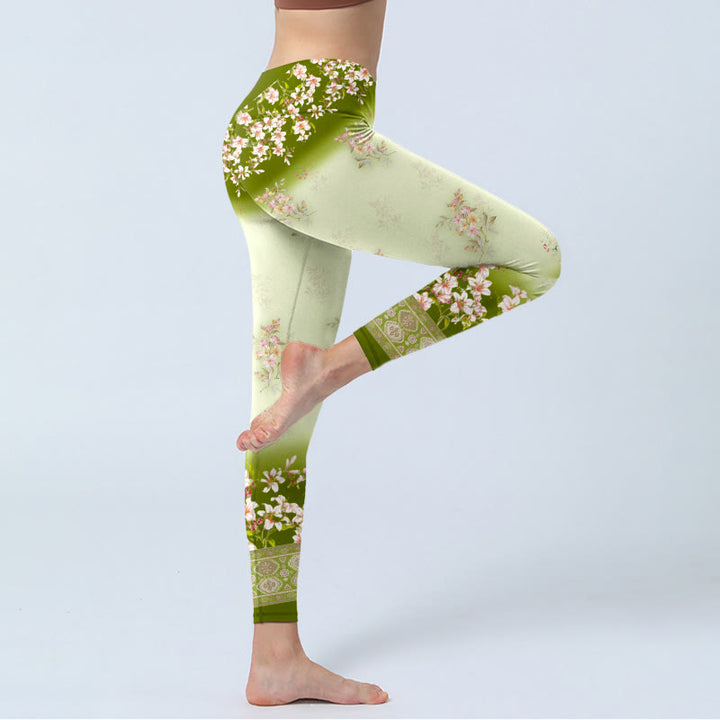 Leggings de yoga para mujer con estampado de Buddha Stones - image 3