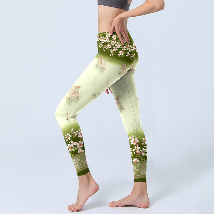 Leggings de yoga para mujer con estampado de Buddha Stones - image 3