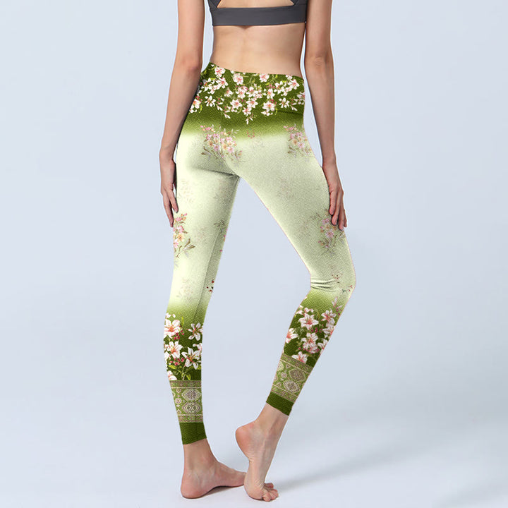 Leggings de yoga para mujer con estampado de Buddha Stones - image 4