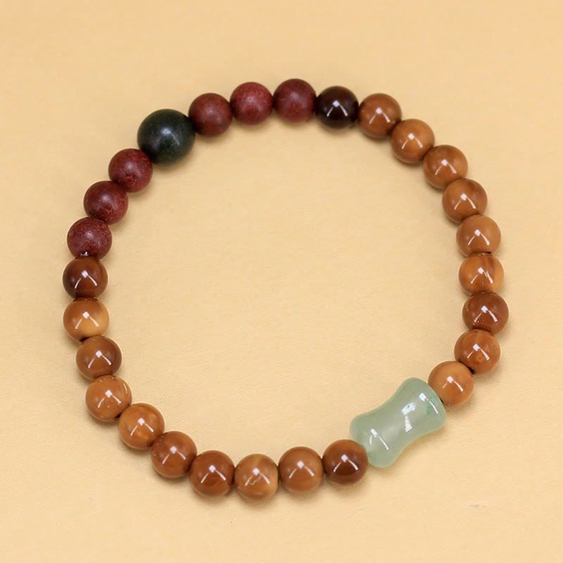 Pulsera de semillas de kuka con Buddha Stones que alejan los malos espíritus - image 2