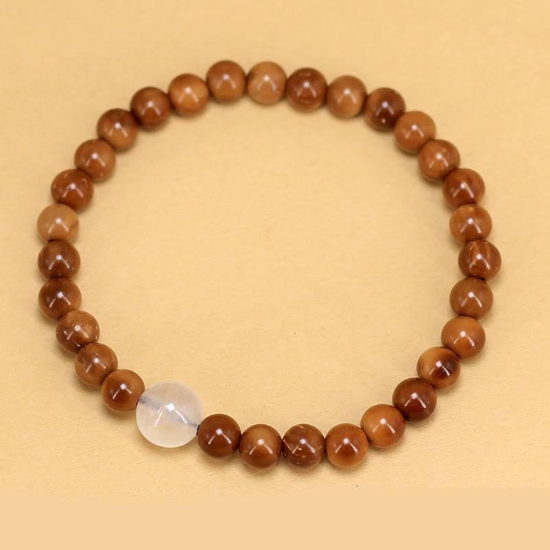 Pulsera de la suerte con piedra de ágata de semilla de kuka de Buddha Stones - image 3