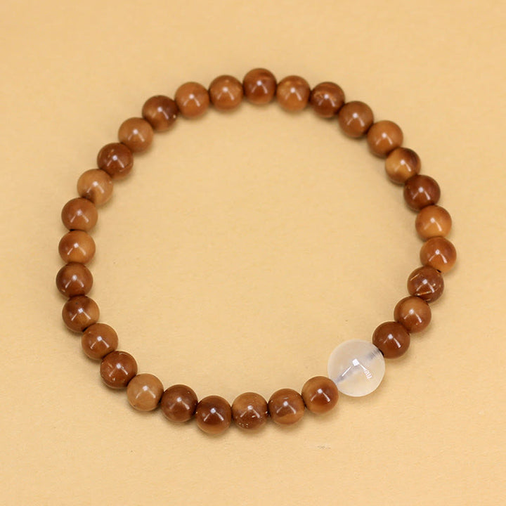 Pulsera de la suerte con piedra de ágata de semilla de kuka de Buddha Stones - image 4