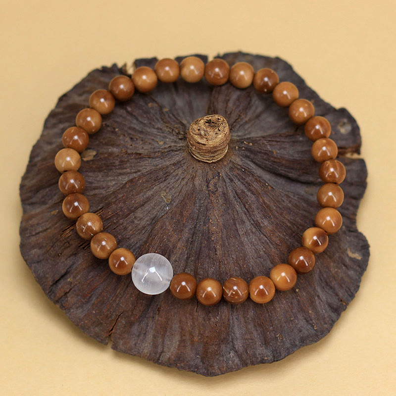 Pulsera de la suerte con piedra de ágata de semilla de kuka de Buddha Stones - image 2