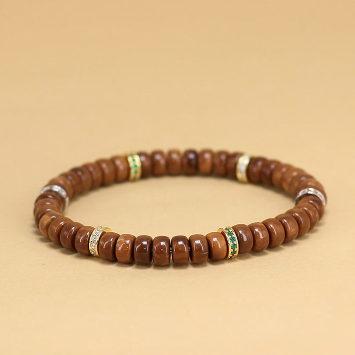 Pulsera de protección de la suerte con semillas de kuka y Buddha Stones - image 4