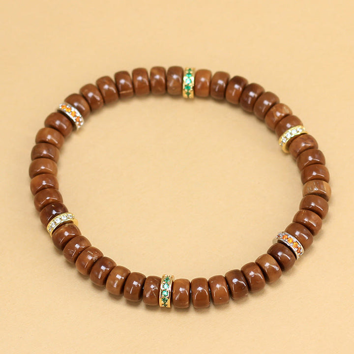Pulsera de protección de la suerte con semillas de kuka y Buddha Stones - image 3