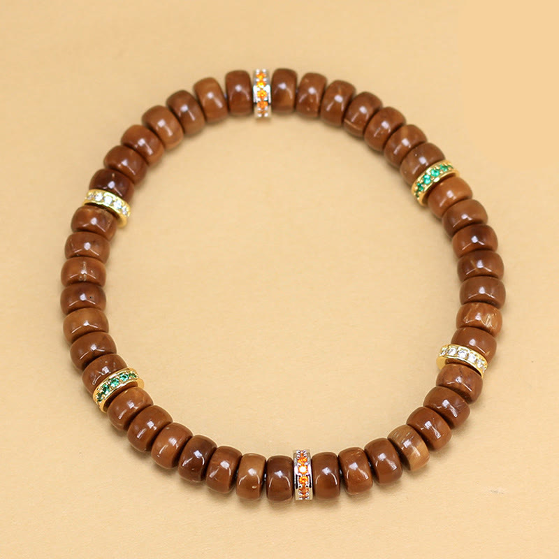 Pulsera de protección de la suerte con semillas de kuka y Buddha Stones - image 2
