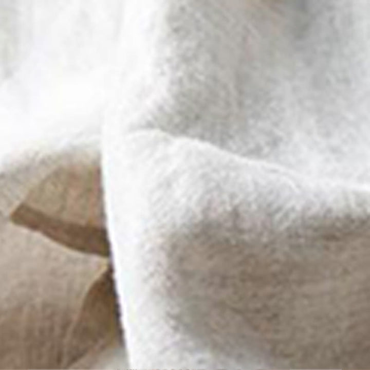 Pantalones casuales Buddha Stones de algodón con dobladillo con abertura para mujer, de pierna ancha y bolsillos, de largo 7-8 - image 4