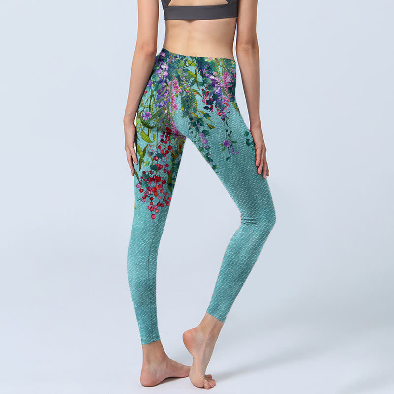 Leggings de yoga para mujer con estampado de Buddha Stones - image 4