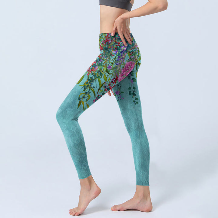Leggings de yoga para mujer con estampado de Buddha Stones - image 3