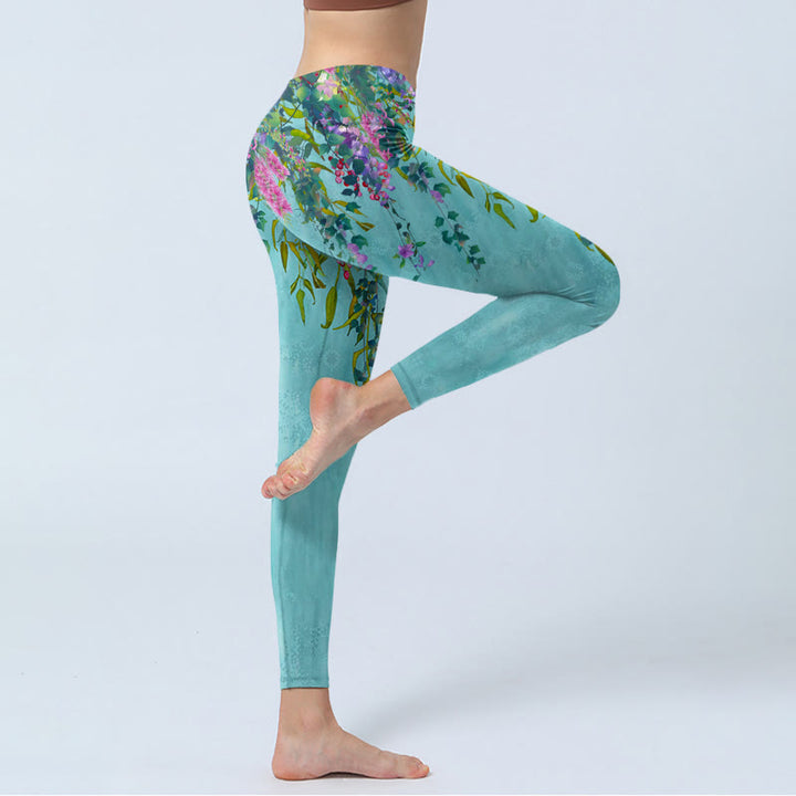 Leggings de yoga para mujer con estampado de Buddha Stones - image 4