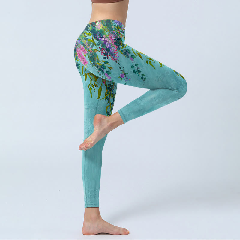 Leggings de yoga para mujer con estampado de Buddha Stones - image 3