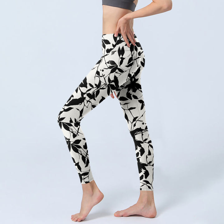 Leggings de yoga para mujer con estampado de Buddha Stones - image 2