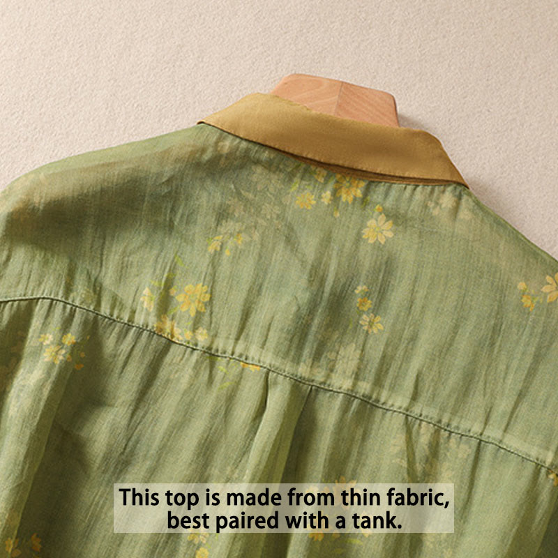 Camisa de manga corta para mujer con Buddha Stones - image 4