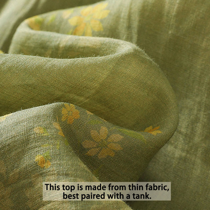 Camisa de manga corta para mujer con Buddha Stones - image 8