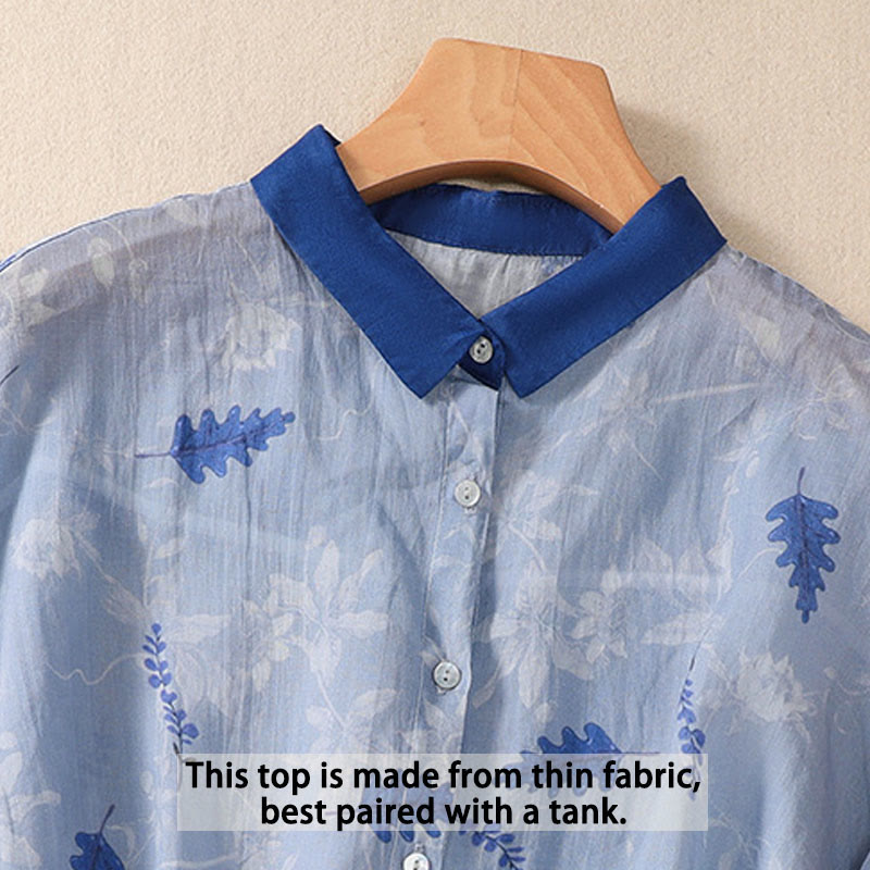 Camisa de manga corta para mujer con Buddha Stones - image 11