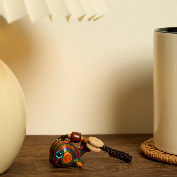 Buddha Stones, arcoíris, eucalipto, delfín, tallado con un efecto positivo, decoración para colgar en el teléfono. - image 6