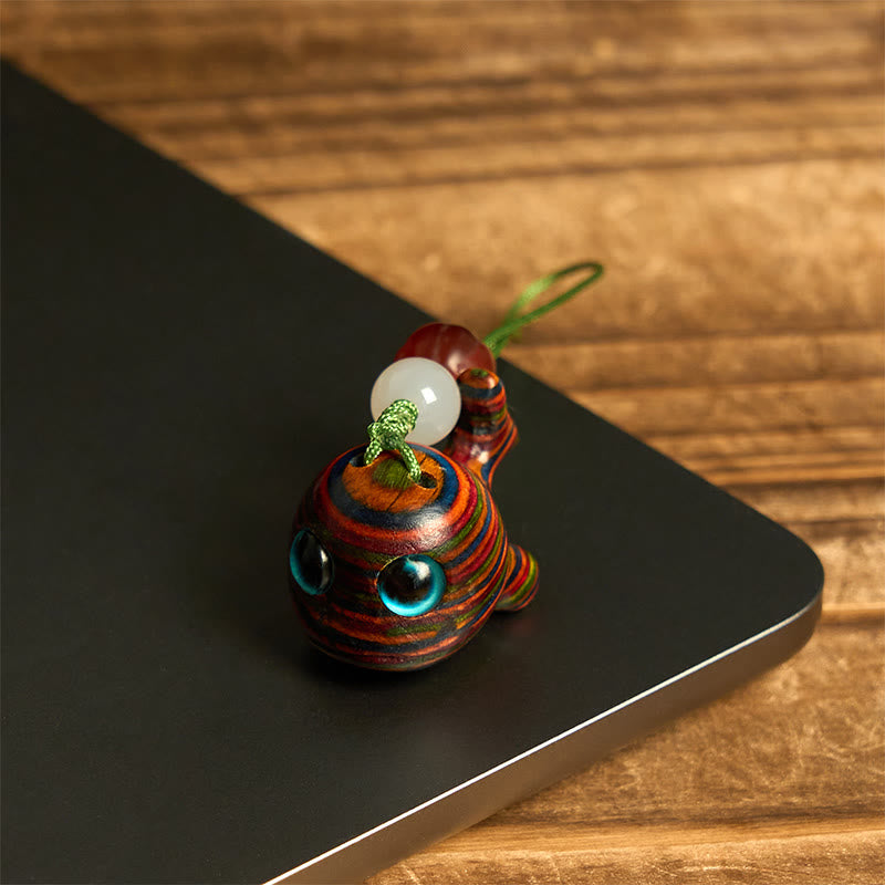 Buddha Stones, arcoíris, eucalipto, delfín, tallado con un efecto positivo, decoración para colgar en el teléfono. - image 14