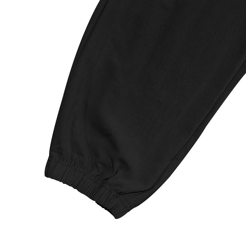 Pantalones cargo de lino con cordón y bolsillos para hombre, de color liso, con Buddha Stones - image 8
