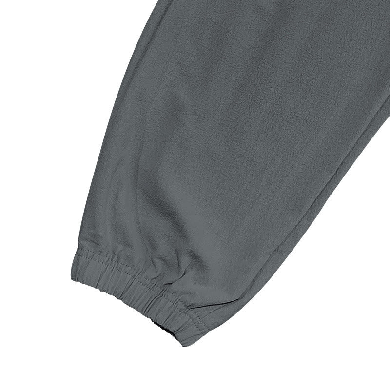 Pantalones cargo de lino con cordón y bolsillos para hombre, de color liso, con Buddha Stones - image 19