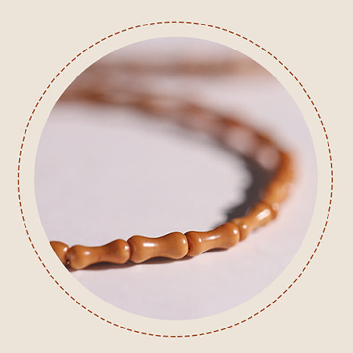 Pulsera de la paz de hueso de oliva ultrafino de Buddha Stones - image 8