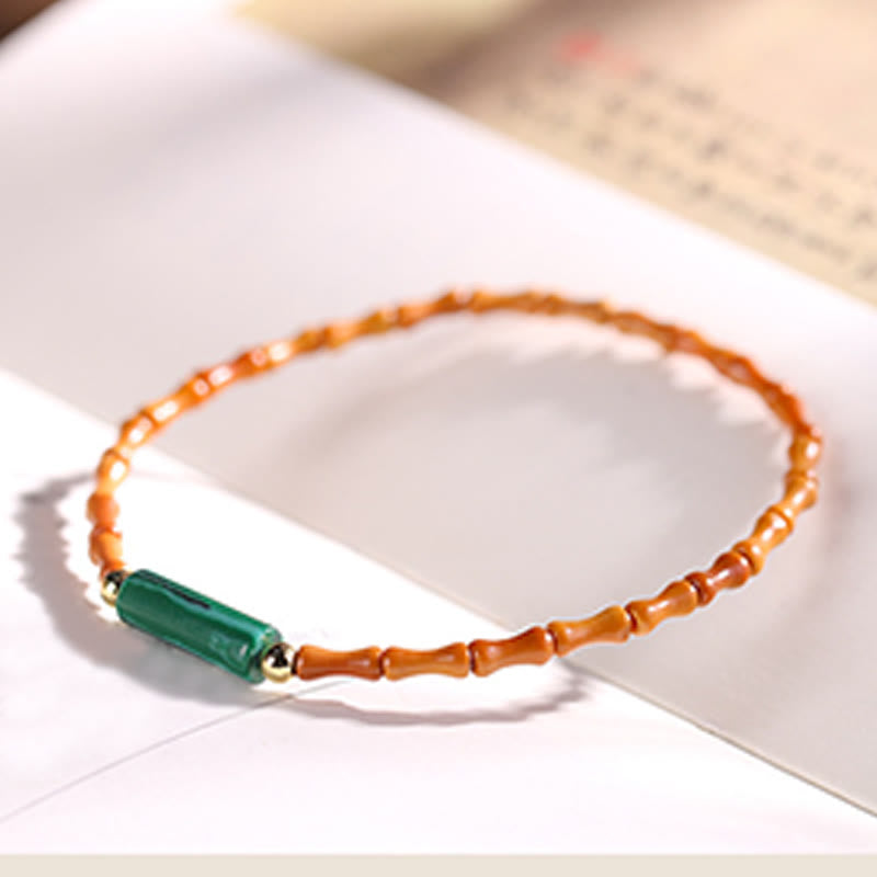 Pulsera de la paz de hueso de oliva ultrafino de Buddha Stones - image 10