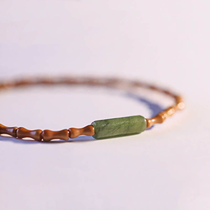 Pulsera de la paz de hueso de oliva ultrafino de Buddha Stones - image 16
