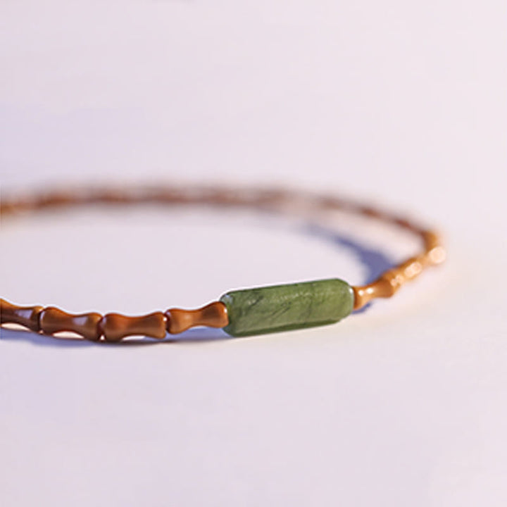 Pulsera de la paz de hueso de oliva ultrafino de Buddha Stones - image 16