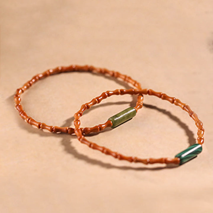 Pulsera de la paz de hueso de oliva ultrafino de Buddha Stones - image 18