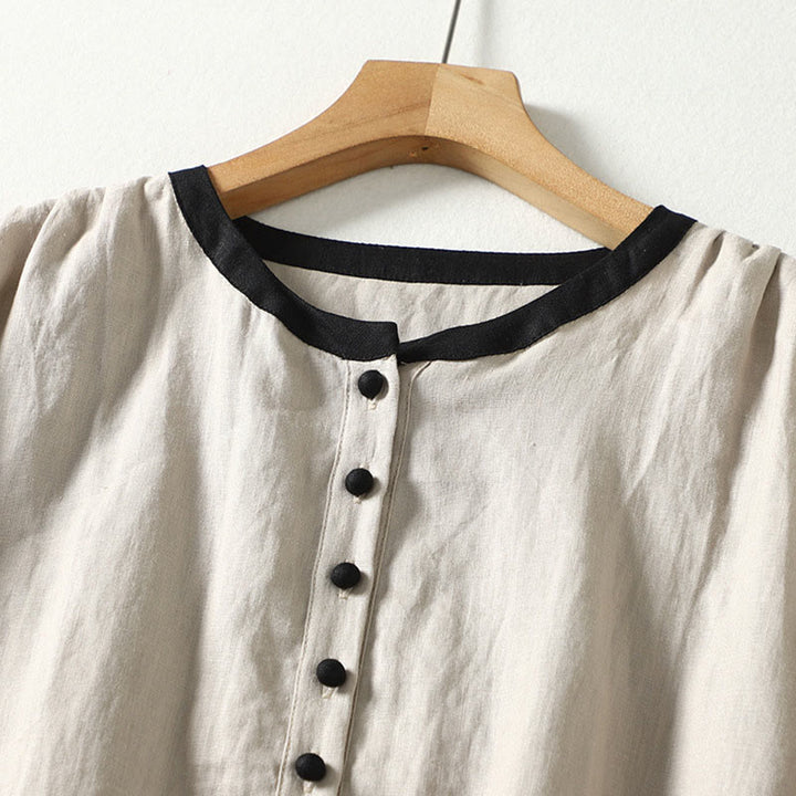 Abrigo de manga larga para mujer con diseño de Buddha Stones y bolsillos - image 3