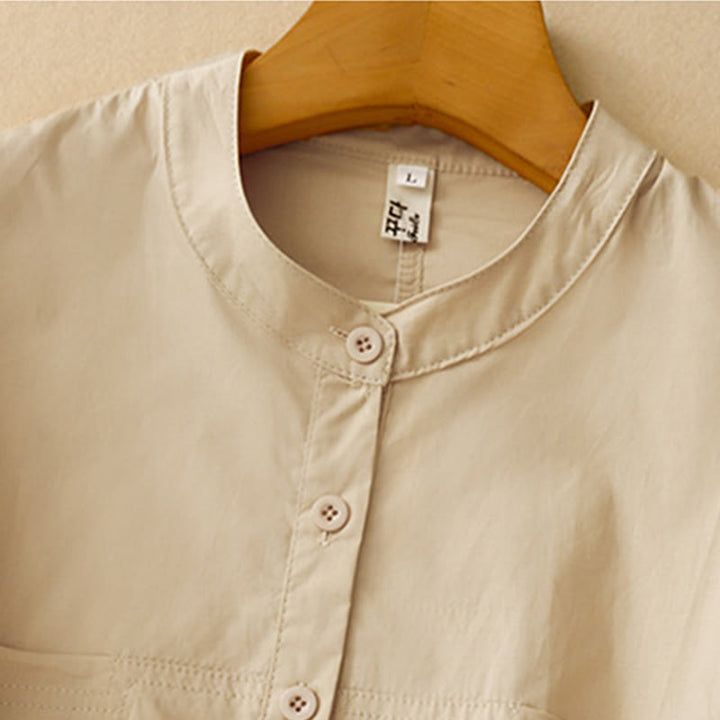 Conjunto de 2 piezas de camisa de manga tres cuartos y pantalones harén para mujer con Buddha Stones para meditación - image 3