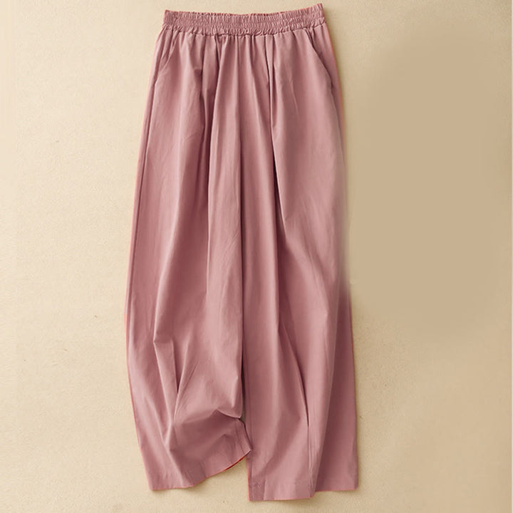 Conjunto de 2 piezas de camisa de manga tres cuartos y pantalones harén para mujer con Buddha Stones para meditación - image 31