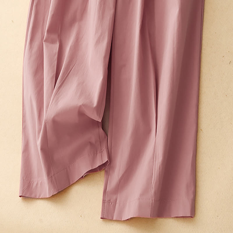 Conjunto de 2 piezas de camisa de manga tres cuartos y pantalones harén para mujer con Buddha Stones para meditación - image 35