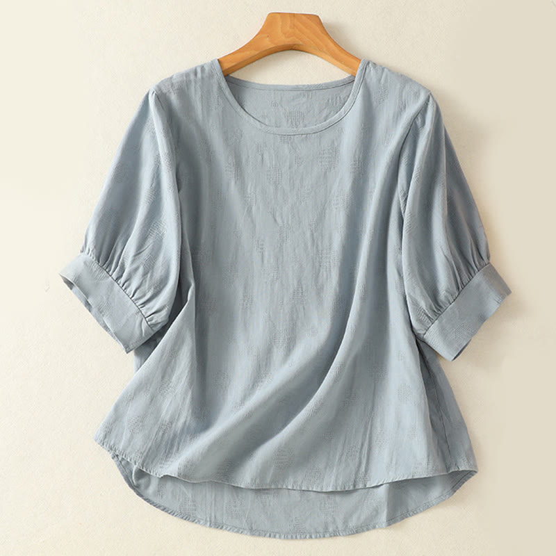Conjunto de 2 piezas de camisa de manga corta y pantalones harén para mujer con Buddha Stones y ropa de meditación - image 2