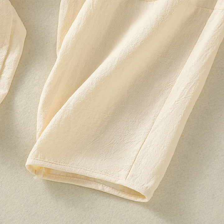 Conjunto de 2 piezas de camisa de manga corta y pantalones harén para mujer con Buddha Stones y ropa de meditación - image 15