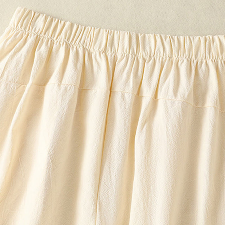 Conjunto de 2 piezas de camisa de manga corta y pantalones harén para mujer con Buddha Stones y ropa de meditación - image 12