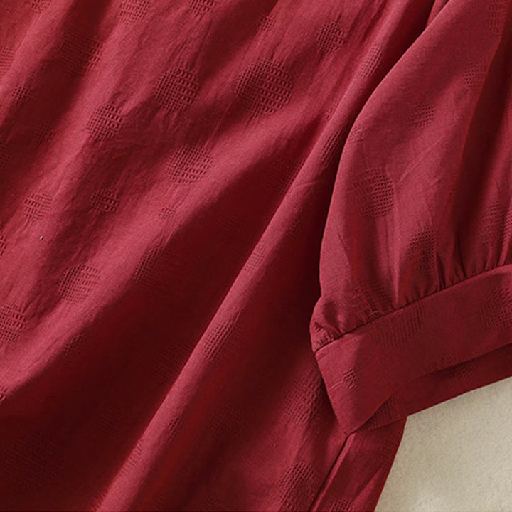 Conjunto de 2 piezas de camisa de manga corta y pantalones harén para mujer con Buddha Stones y ropa de meditación - image 30